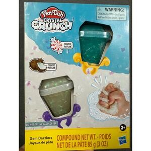 Play Doh Crystal Crunch Gem Dazzlers Scented Compound 85g 3oz New